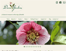 Tablet Screenshot of dunngardens.org